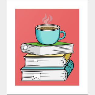 Books And Coffee Posters and Art